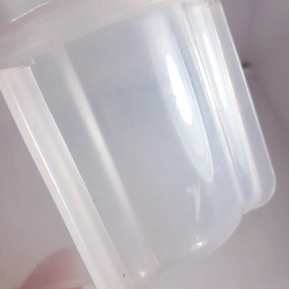 Vintage Rubbermaid Organizer Keepers‎ Snap Case 2282 51C clear plastic hinged